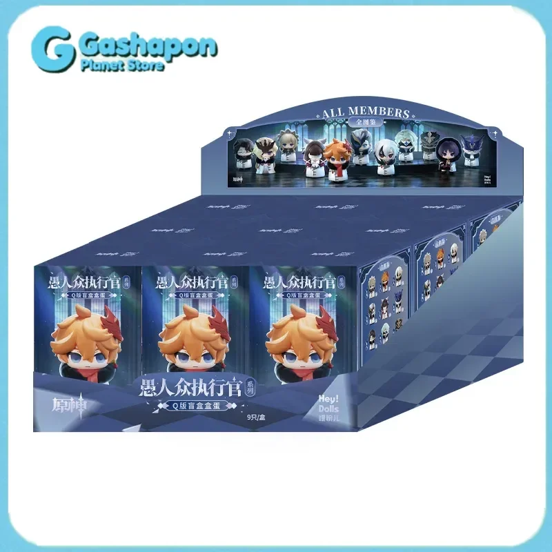 

Genshin Impact Fatui Harbinger Blind Box Anime Figure Collectible Mystery Gift Ornament Mihoyo Suplay Trendy Toys Hobbies