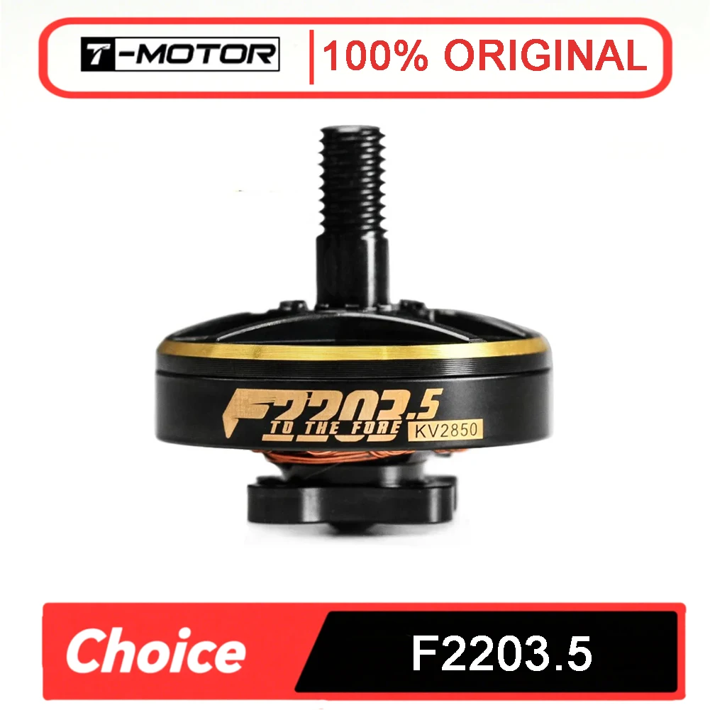 

T-MOTOR F2203.5 1500KV/2850KV/3550KV 4-6S Brushless Motor for 3-5 Inch Cinewhoop, Toothpick, Long Range FPV Drones