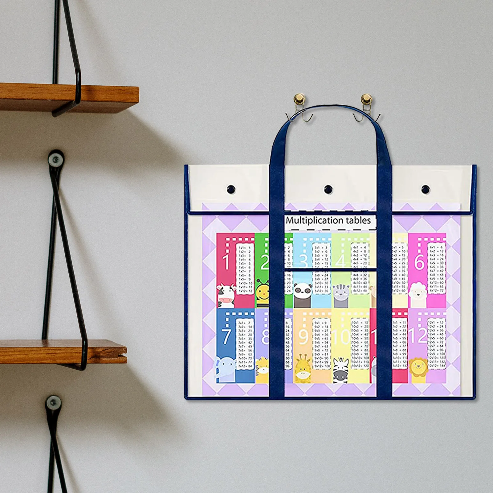 

Drawing Board Bag Non Woven PVC Material Sturdy Snap Buttons Portable Organizer for Art Supplies Sketching Pencils