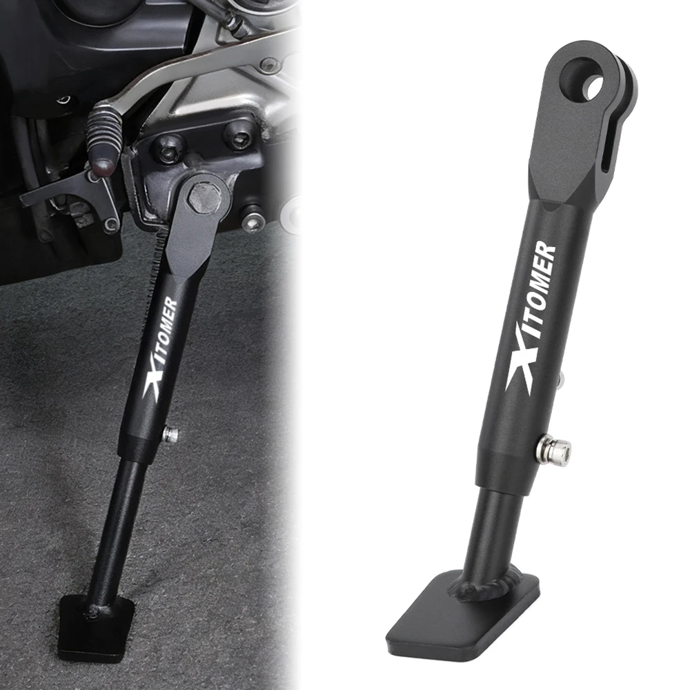 

Fit For Yamaha FZ-07 MT-07 2014-2023 XSR700 2016-2025 Motorcycle Parking Rack Support Foot Adjustable Kickstand Sidestand Holder