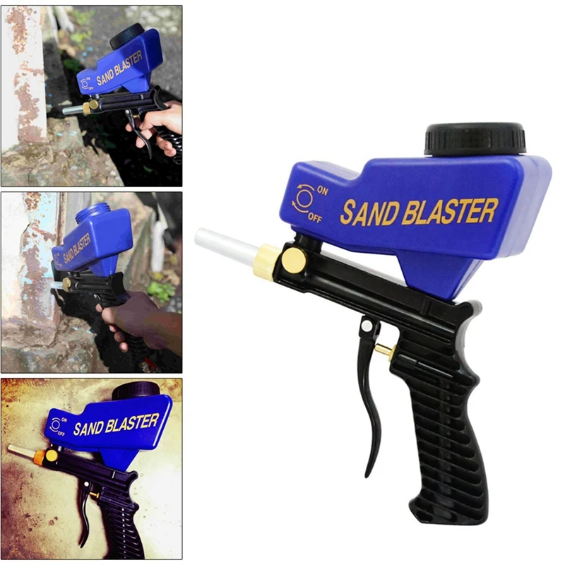 Adjustable Blasting Machine Sandblasting Tool Pneumatic Sandblasting Set Rust Blasting Device