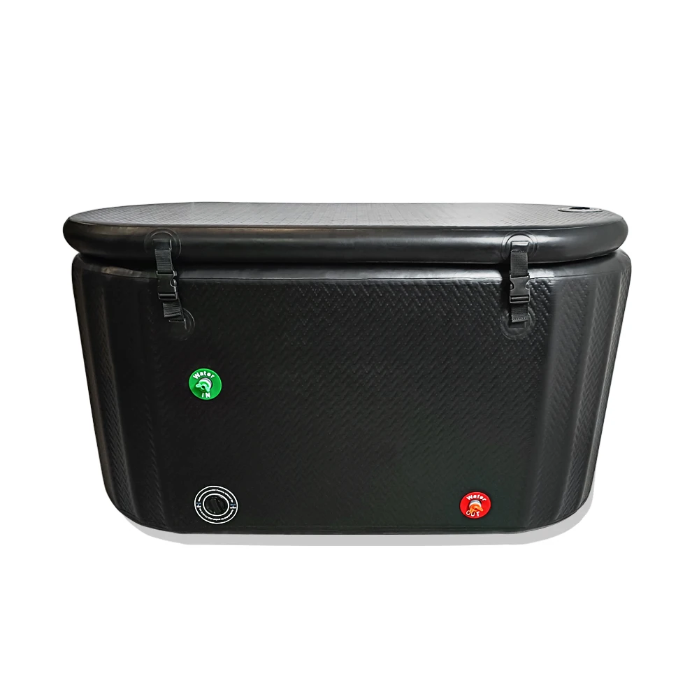 Inflatable Ice Bath Tub Cold Bath Bathtub Pool Drop Stitch Portable Pvc Folding Cold Plunge Home Spa