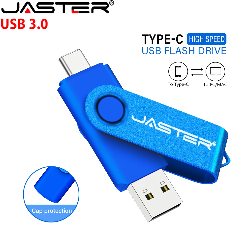 

Высокоскоростной флэш-накопитель TYPE-C USB 3.0, 64 ГБ, поворотный флэш-накопитель OTG, 32 ГБ, бесплатный брелок для мобильного телефона, флэш-накопитель