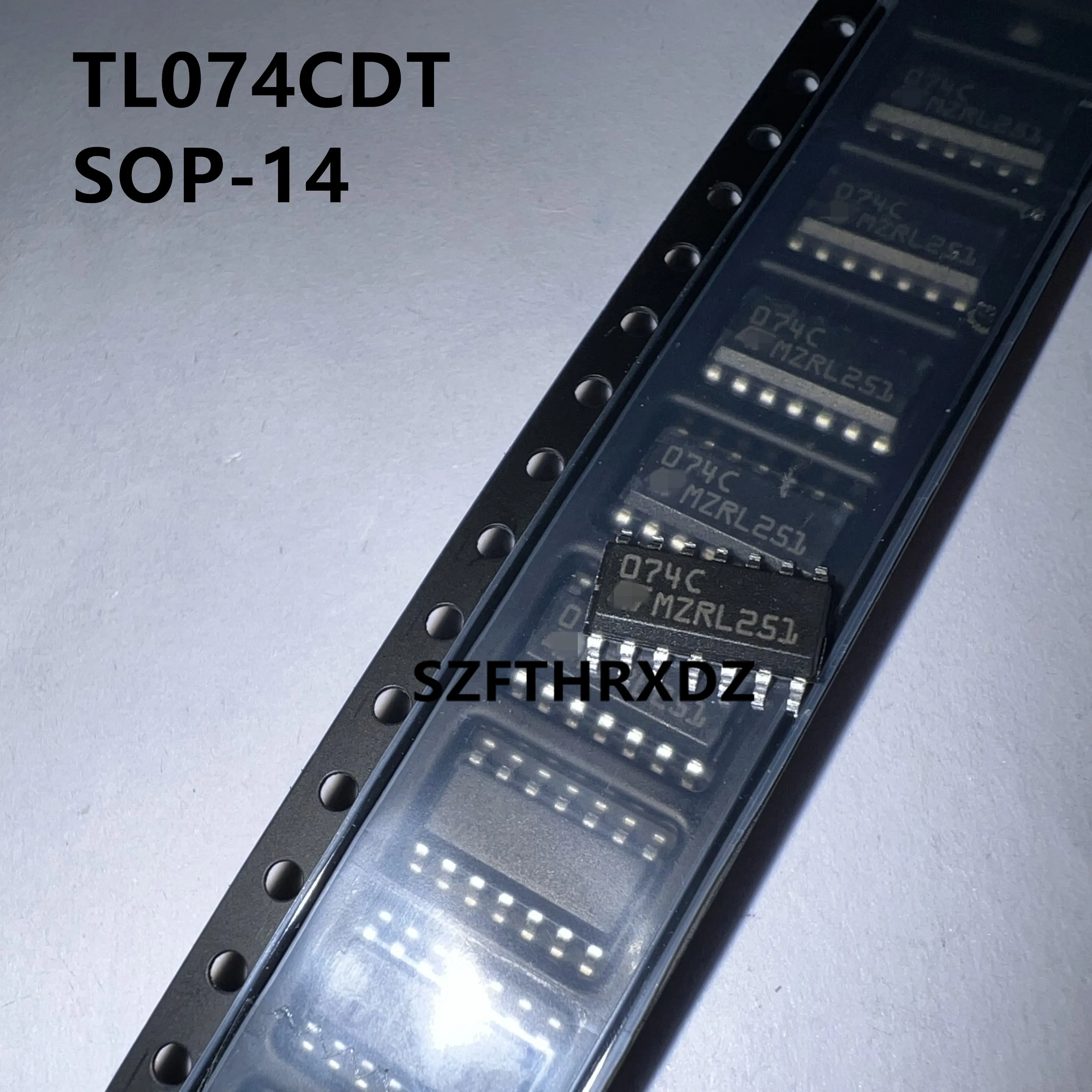 10pcs  100%  New imported original  TL064CDT 064C TL074CDT 074C TL084CDT 084C SOP-14 Four Operational Amplifier