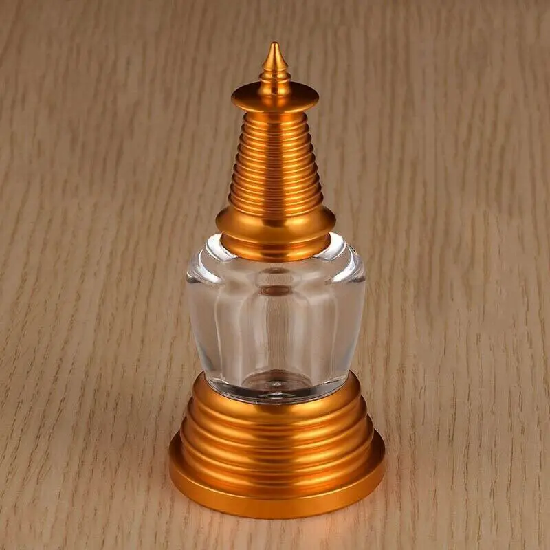 

8.5cm Alloy Buddhist Stupa Buddha Relics Temple Shrine Worship Dagoba Tantra
