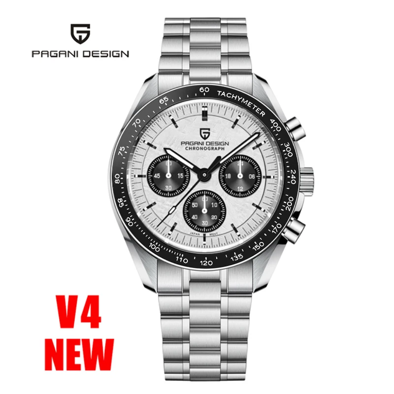 PAGANI DESIGN PD1701 Gold Luxury Men's Watches Quartz Wristwatches Chronograph VK63 Watch For Men AR Sapphire Mirror Clock Gifts image 3