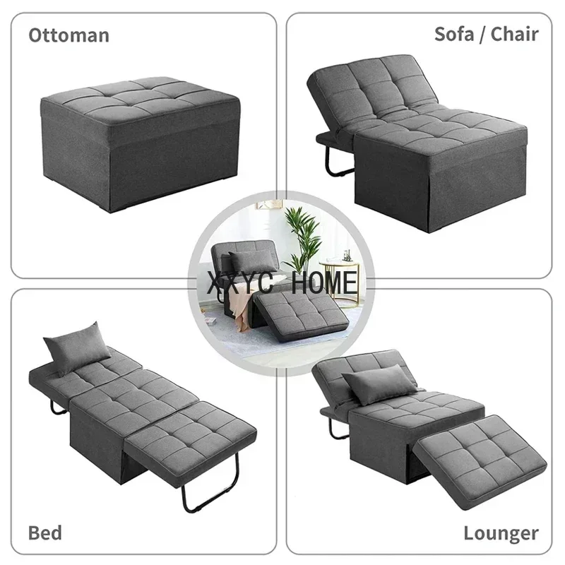 Sofá-cama Moderno Sleeper، 4 em 1 Cadeira Funzione، صالة تشيس، سرير المعيشة