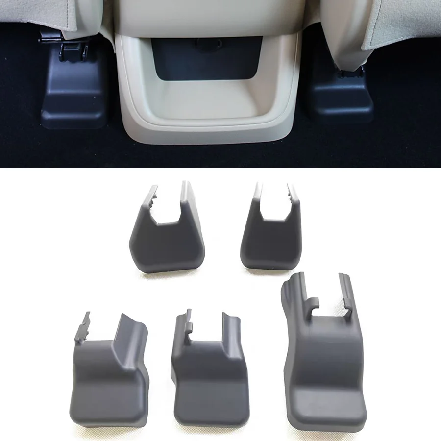 

Wooeight 1Pc Black Car Interior Accessories Seat Sliding Track Rail Cover Seat Rail Trim Sliding Track For Highlander 2015-2020