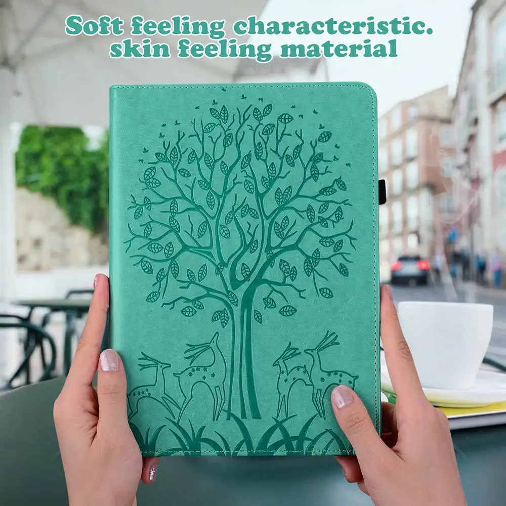 

For Samsung Galaxy S9 FE 11 inch A9 Plus A8 A7 Lite S6 Lite S5E T720 T510 T290 T810 T580 T550 Deer Case TPU Tablet Cover