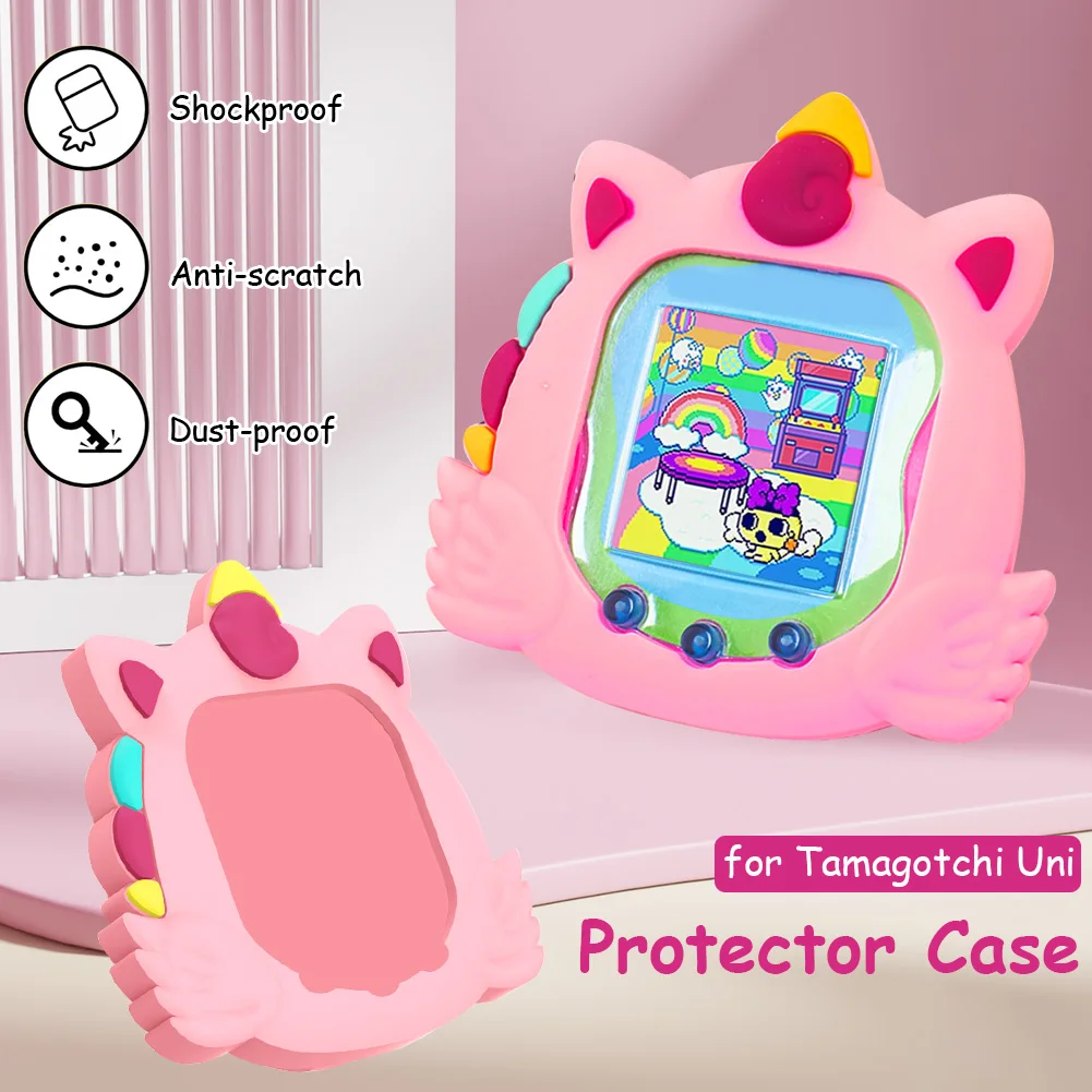 Silicone Protective Case For Tamagotchi Uni 2023 Virtual Pet Machine Case Shockproof Protective Sleeve Shell for Tamagotchi Uni