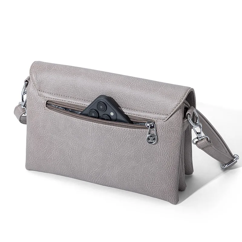 

Premium Crossbody Bag for Women High End PU Leather Large Capacity Commuter Shoulder Underarm Bag for Daily Cross Border