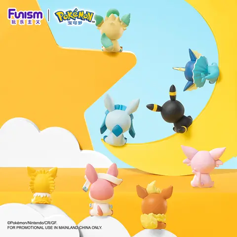 Pokemon Anime Blind BOX Poke Ball Actiefiguren Sylveston Umbreon Mini Poppen FUNISM Originele Echt Model Ornament Speelgoed Gift