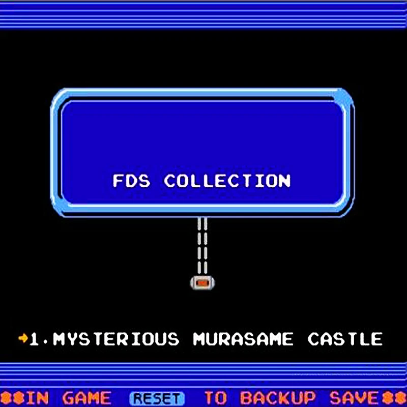 Mysterious Murasame Castle English(FDS Emulated) Game Cartridge for FC Console 60Pins 8 Bit Video Game Card