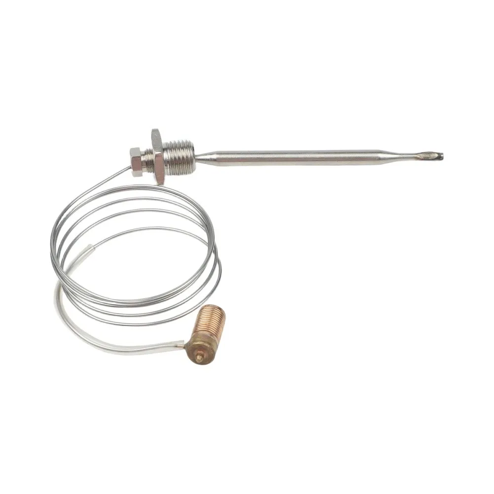 710 Gas Valve Temperature Sensor for Fryer Thermal Regulation with 140-210C Range Sensing Bulb 6mm Capillary .24mm Threaded 10mm