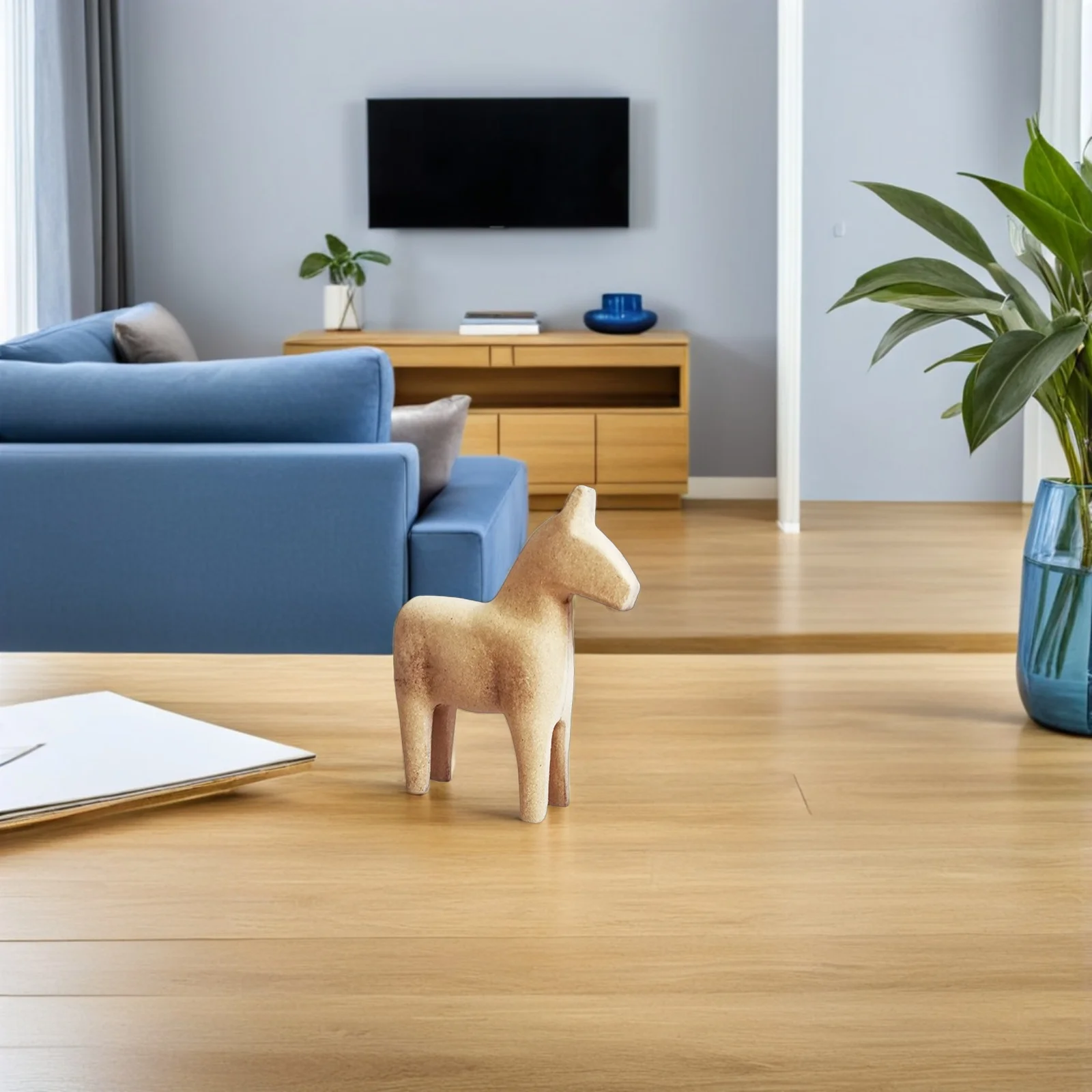 

Diy Wooden Horse Ornament Unfinished Kids Craft Natural Wood Desktop Decoration Creative Horse Wood Statue Blank For Children