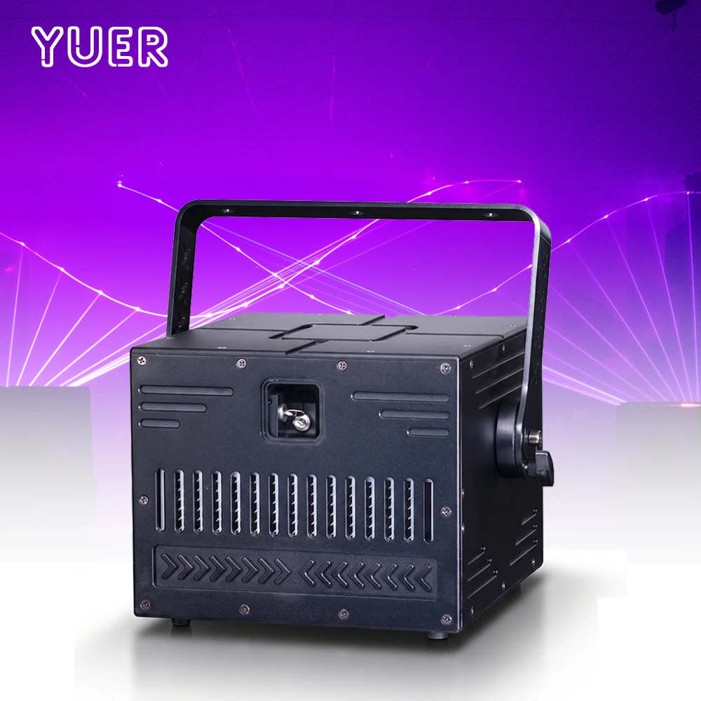 10W 12W 15W RGB Full Color Laser Light Bluetooth APP Control Animation Stage Effect 30KPPS ILDA DMX512 Dj Disco Party Wedding