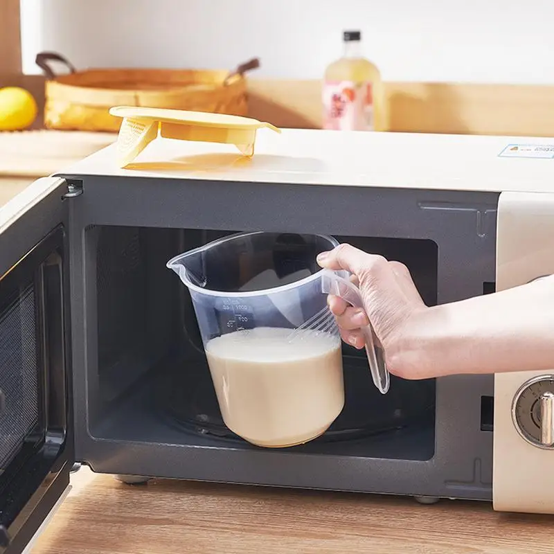 Misurino da 1000ml tazza da cucina per cottura al forno ciotola per misurazione del liquido per uova forniture filtranti per la cottura della torta di pasticceria domestica