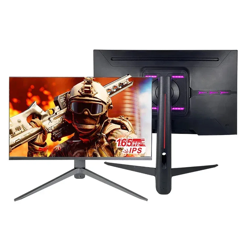 شاشات SKD 18.5 19 20 21.5 23.8 بوصة LED شاشة ألعاب منحنية لسطح المكتب 1080p 27/32/34 بوصة 144/165hz شاشة ألعاب