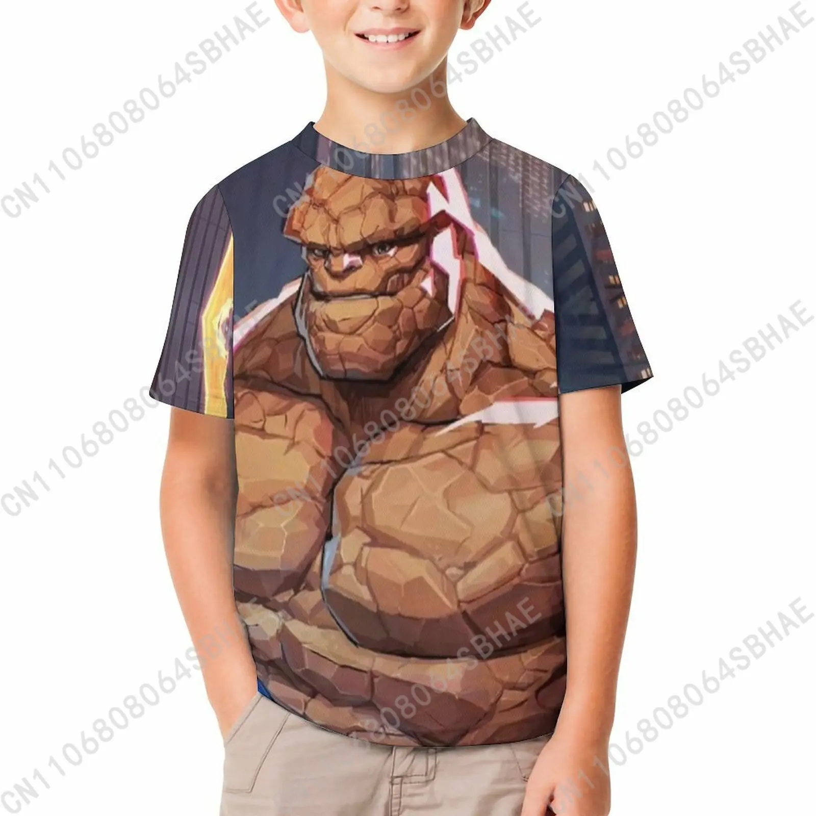 

Marvel Things T Shirt Boy Girl Short Sleeve Print Cotton TShirt Comfortable Crew Neck Children Child Tee Cosplay