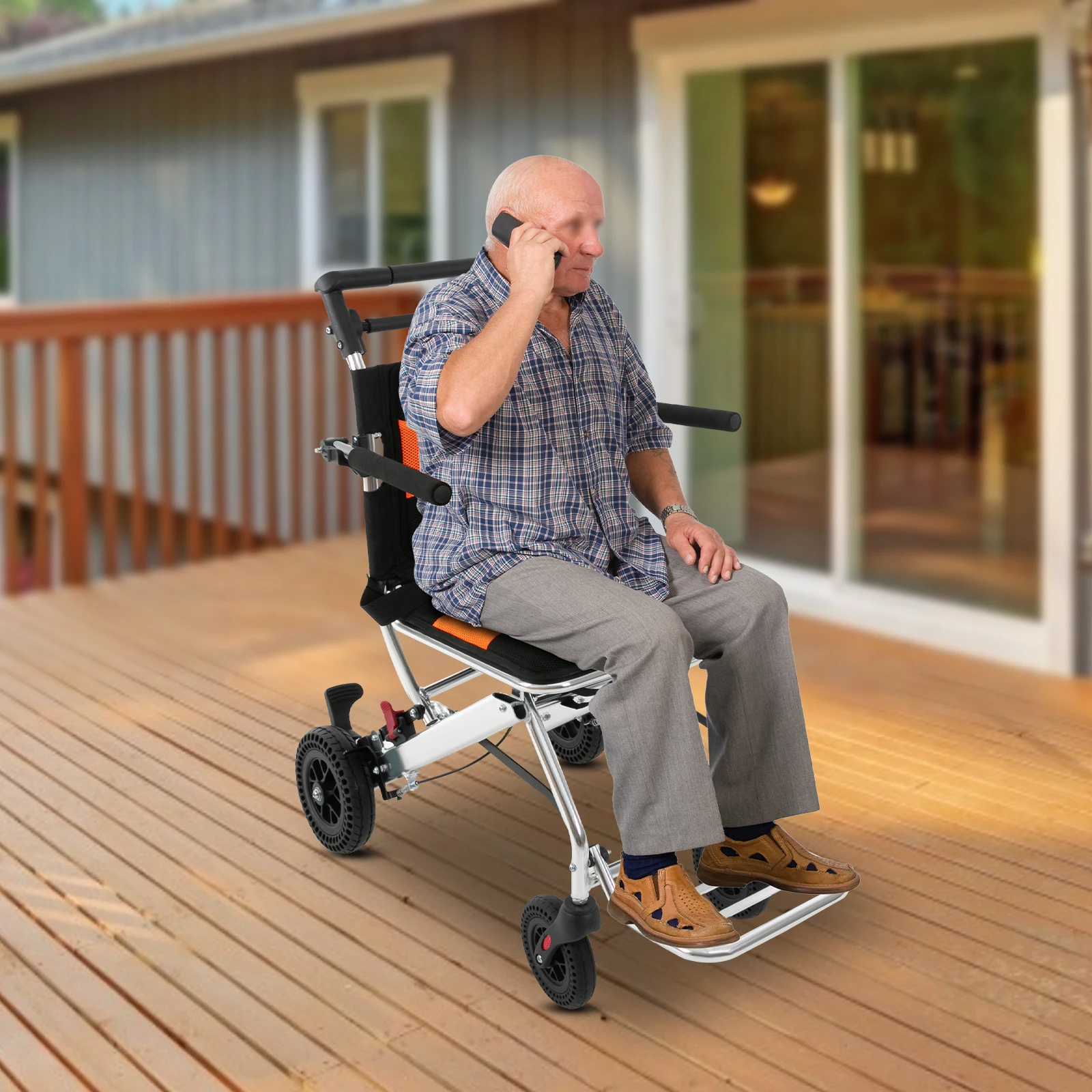 Portable Folding Wheelchair 2