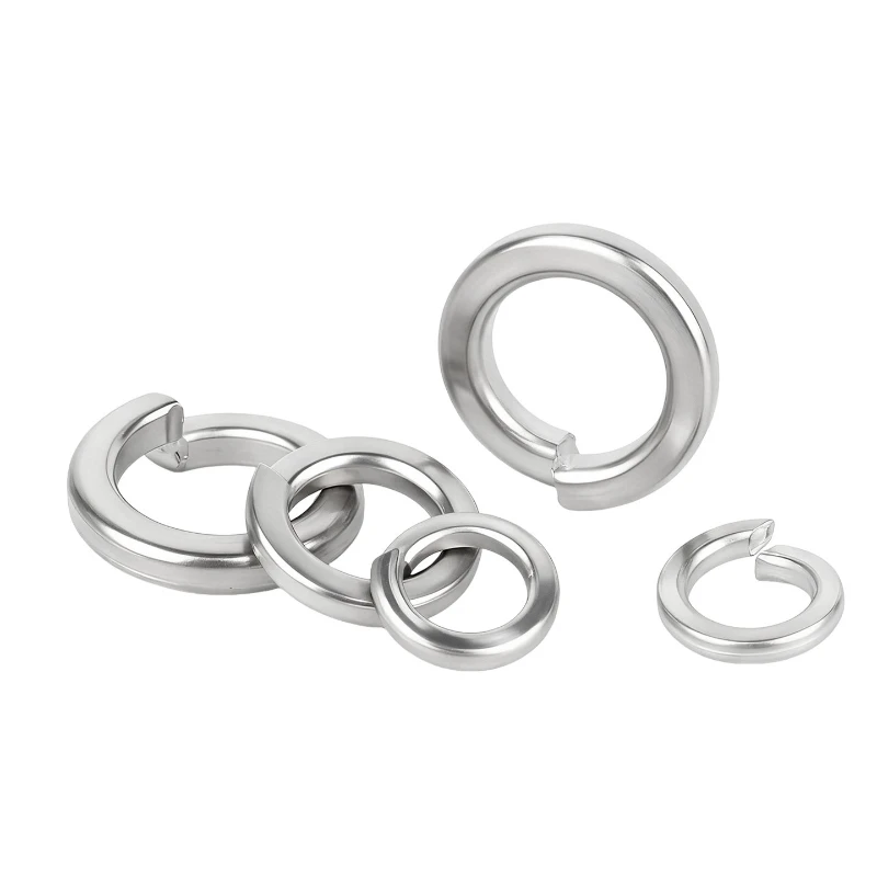 GB93 Titanium Alloy TC4 Spring Split Lock Washer Elastic Gasket M2 M2.5 M3 M4 M5 M6 M8 M10 M12 M14 M16 M18 M20 M22 M24 M27 M30