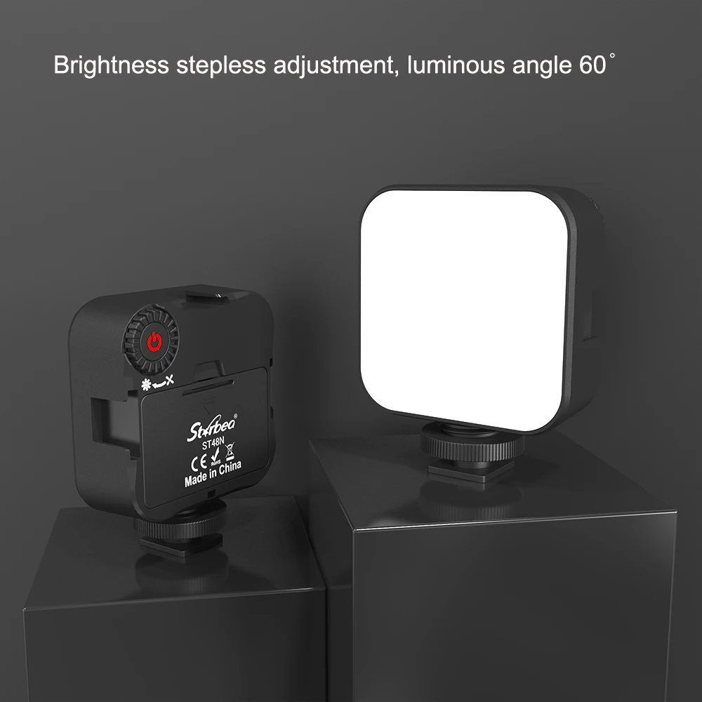 

68g Mini Fill Light, 2500K-9000K Dimmable LED Video Light for Selfie/Plant/Conference/Photography