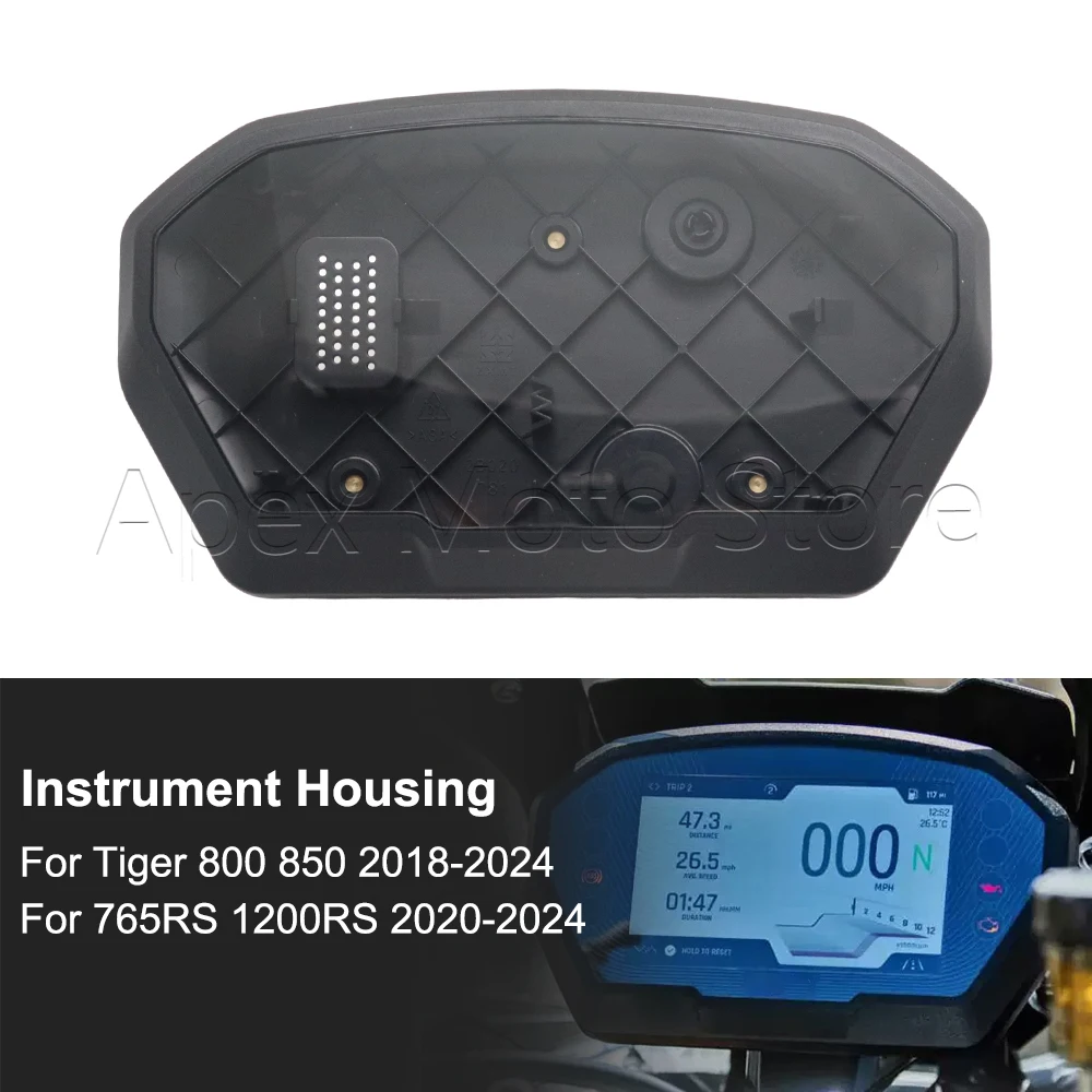Motorcycle Speedometer Instrument Odometer Tachometer Housing Cover For Tiger 800 Tiger 850 Street Triple 765RS 1200RS 2018-2024