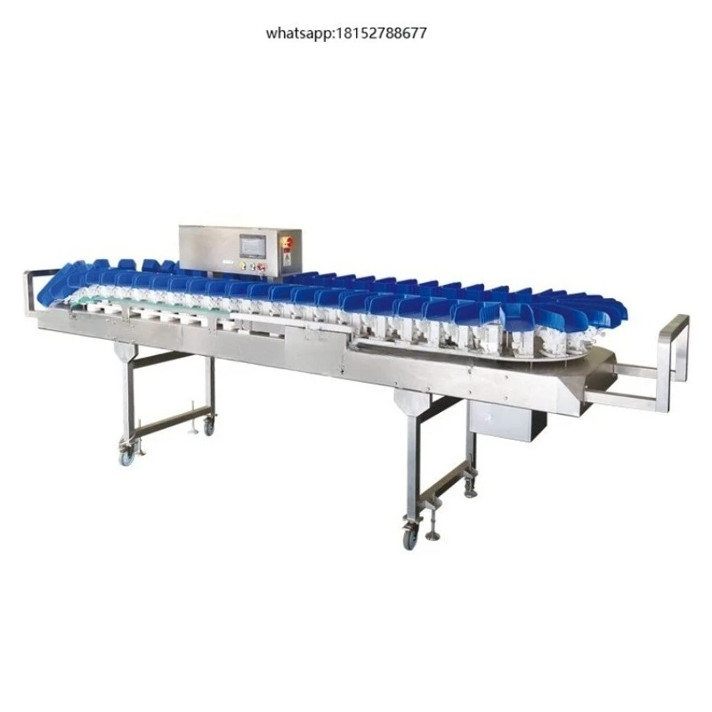 Automatic 304 Stainless Steel High Efficiency Fruit Vegetable Weight Sorting Machine for Apples Citrus Etc. 380V 8KW