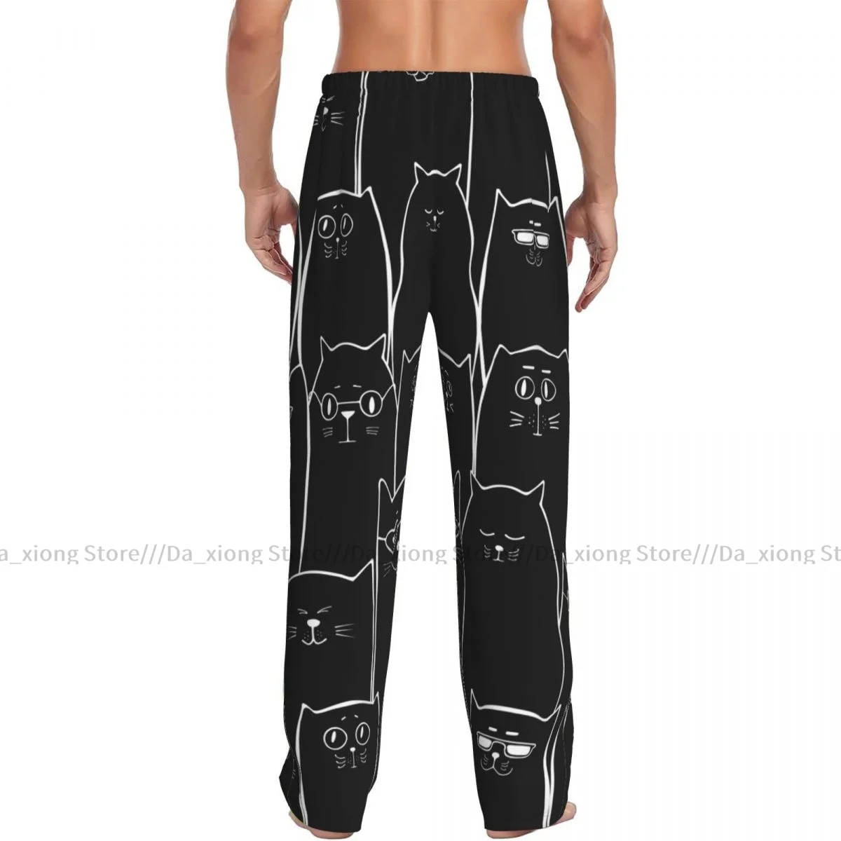 Schattige Katten Heren Pyjama Pyjama Broek Lounge Broek Slaapbroek