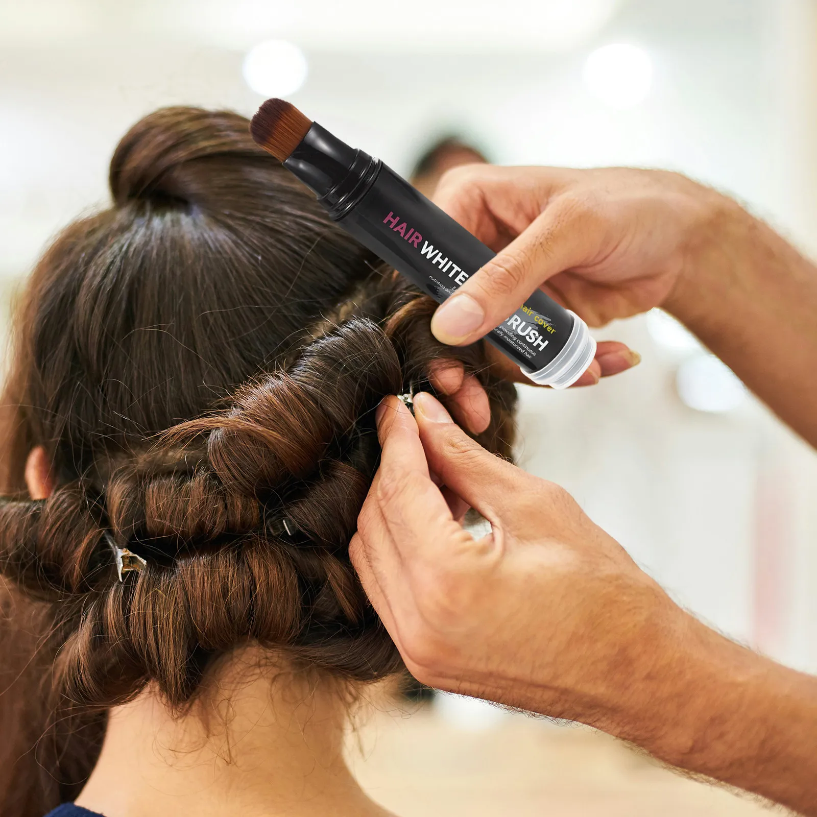 

Портативный карандаш для окрашивания волос: точное нанесение, мгновенный эффект, естественный вид, для маскировки седых корней