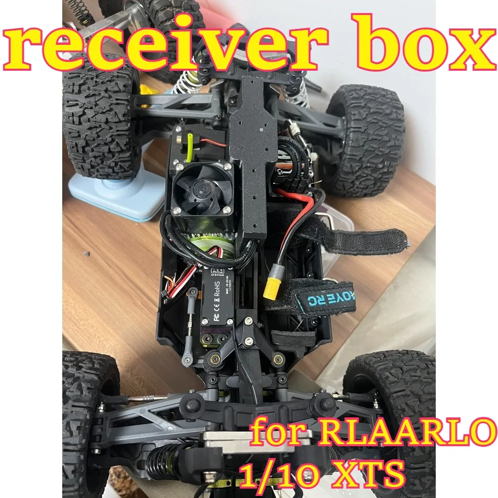 RC Car modify upgrade receiver box storage housing for RLAARLO 1/10 XTS-S10/F10 Omni-Terminator custom scale spare accessories