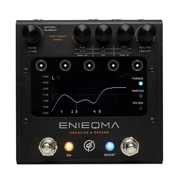 GFI system EnieQMA EQ Graphical Multichannel EQ Bass Electric Guitar Monolithic Effect