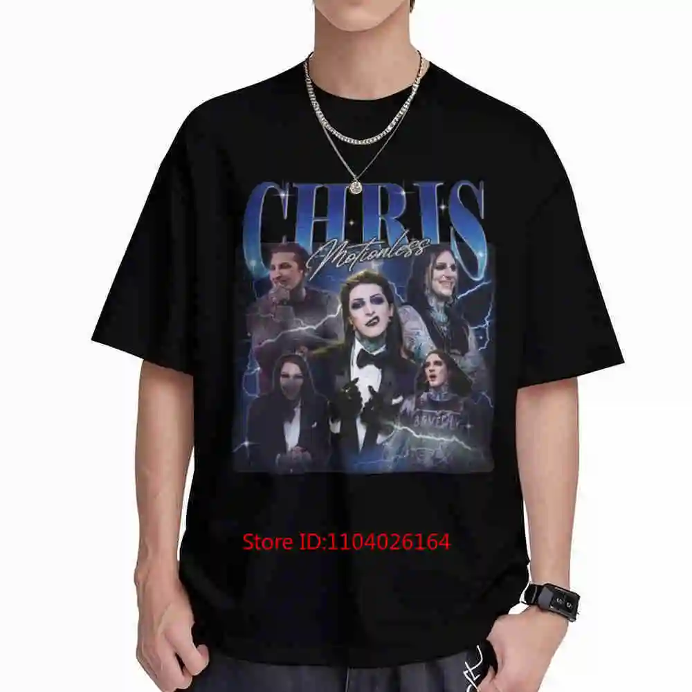 Chris Motionless Vintage 90s Short Sleeve Tee 100% Cotton T-Shirt