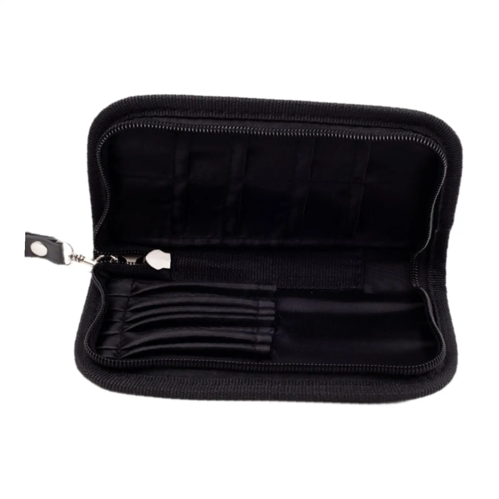 Dart Case, Dart Bag, Black Oxford Cloth Portable Bifold for Tips Shafts Flights Holds 12 Dart Dart Storage Case, Dart Holder