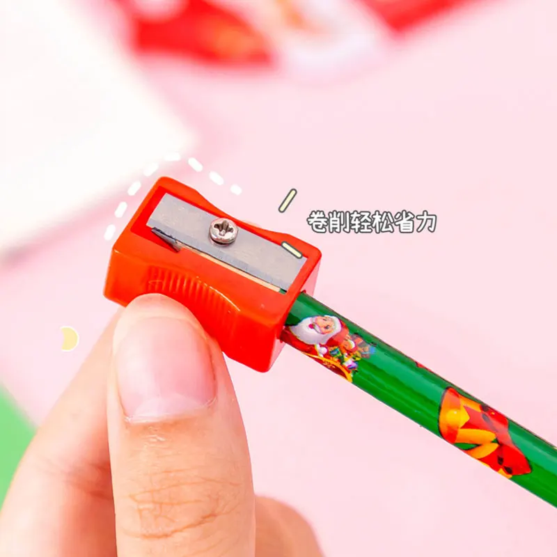 20Sets Portable Stationery Set Pencil Eraser Stationery Set Children\'s Christmas Gift