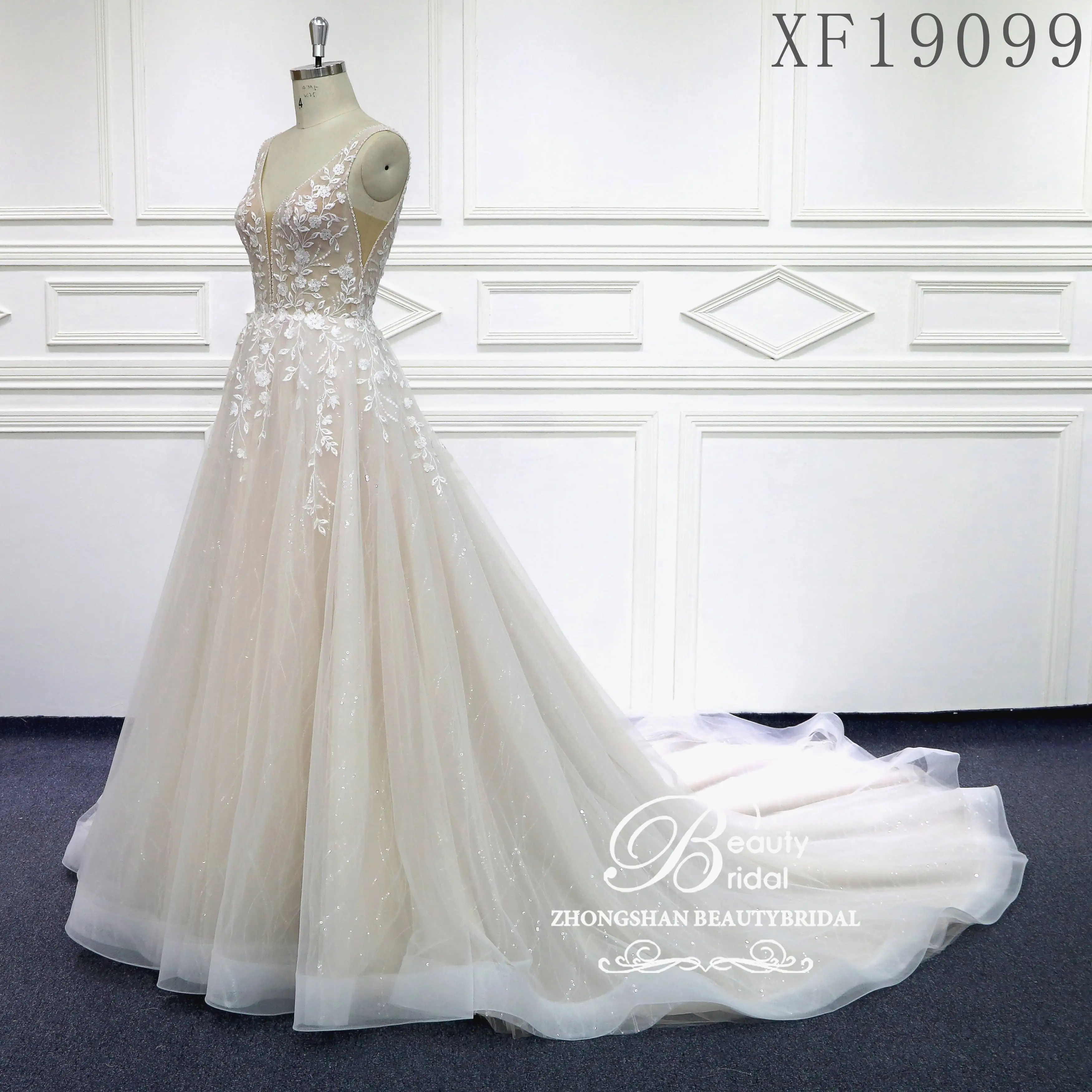 

Hot Sale Beautybridal Luxury Bridesmaid Dress 2023 Custom made A-line shape South 2305