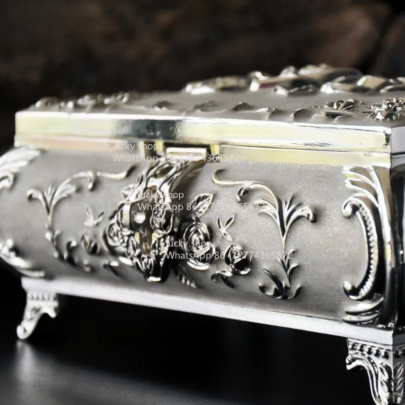 Diana Hand Jewelry Storage Box Vintage European Korean Princess