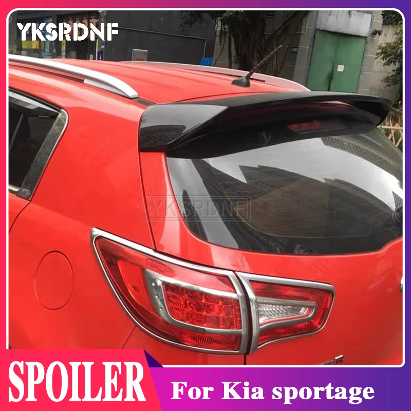 Per Kia sportage spoiler 2011-2017 sportage Spoiler light materiale ABS di alta qualità Car Rear Wing Primer colore Spoiler posteriore