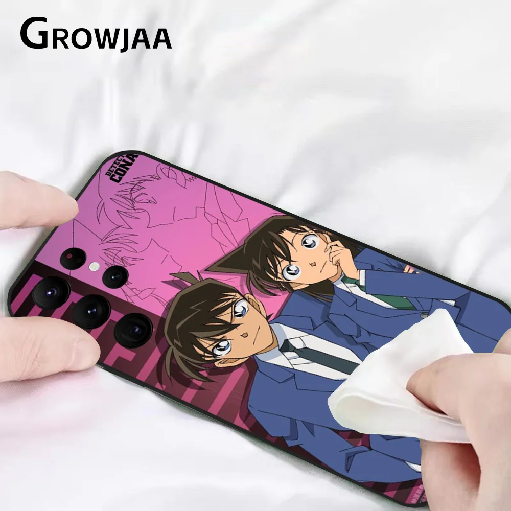 นักสืบ C-Conan เคสโทรศัพท์สำหรับซัมซุงกาแล็คซี่ S24 S23 S22พิเศษ S21 S20ซิลิโคนปกป้อง5G เคสป้องกันการตก