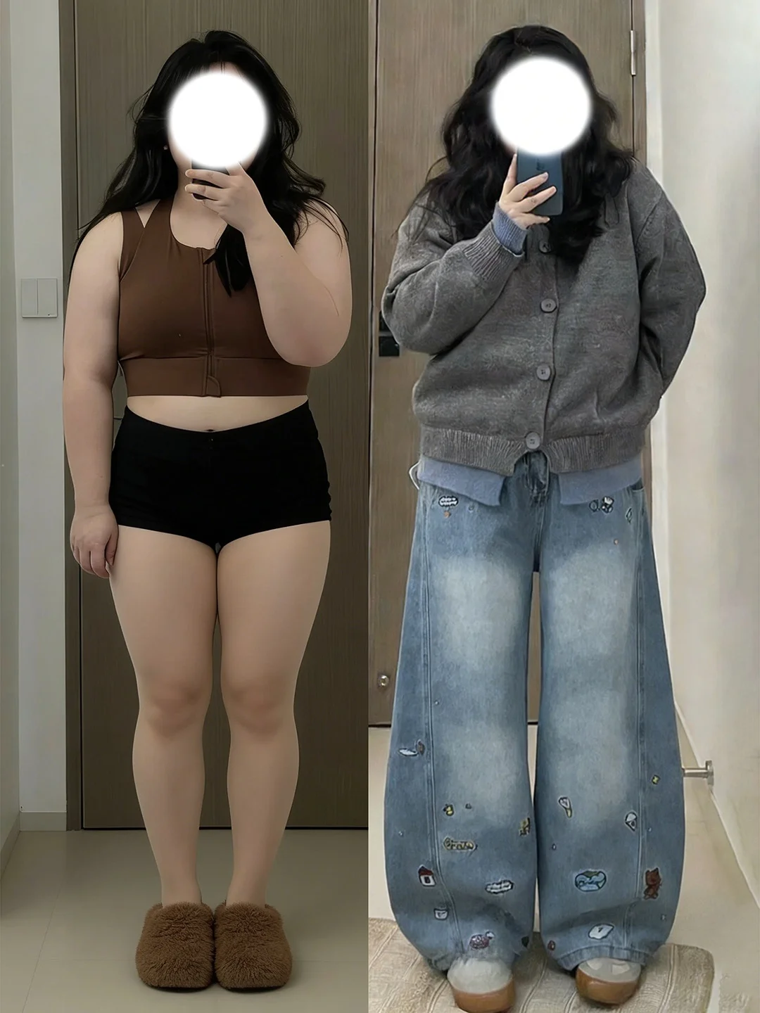 

Retro American Cartoon Embroidery Wide Leg Jeans Women's Loose Fit Autumn Spring High Waist Straight Tube Pants plus Size
