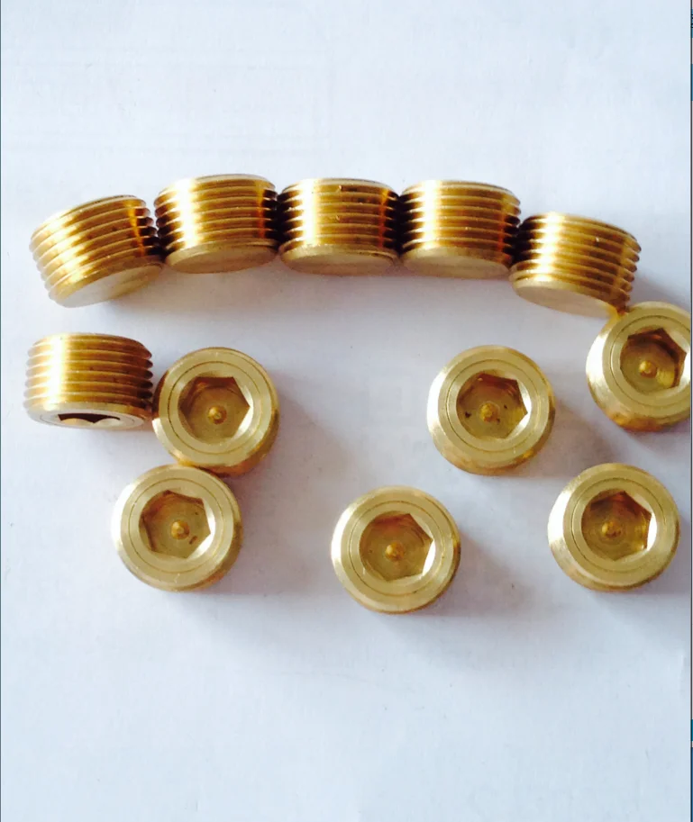 Brass NPT Hexagonal Plug NPT1/8 1/4\