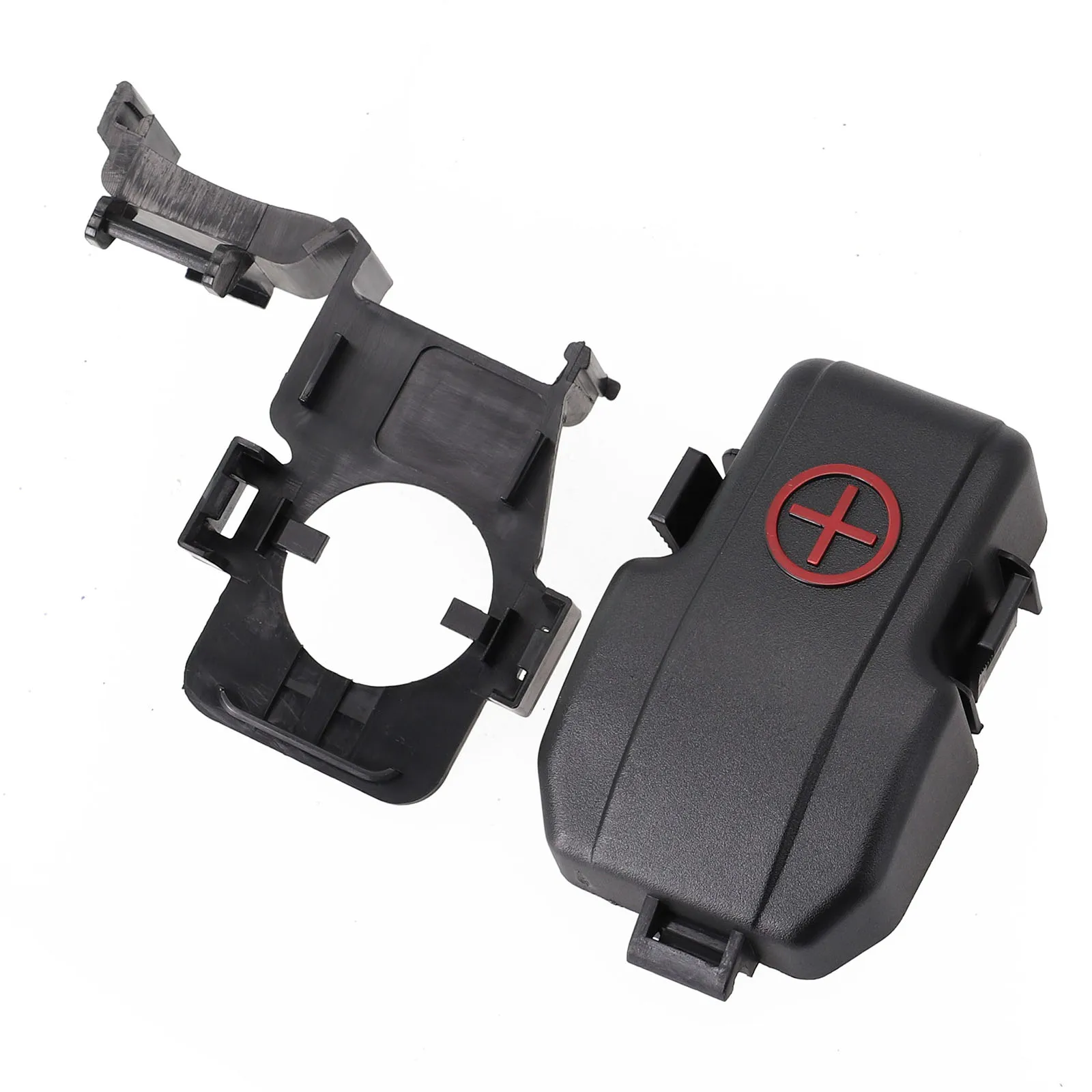 

Cover Battery Terminal Cap Black Plastic Replacement 91971-2B370 Battery Positive Cover For Elantra HD High Quality