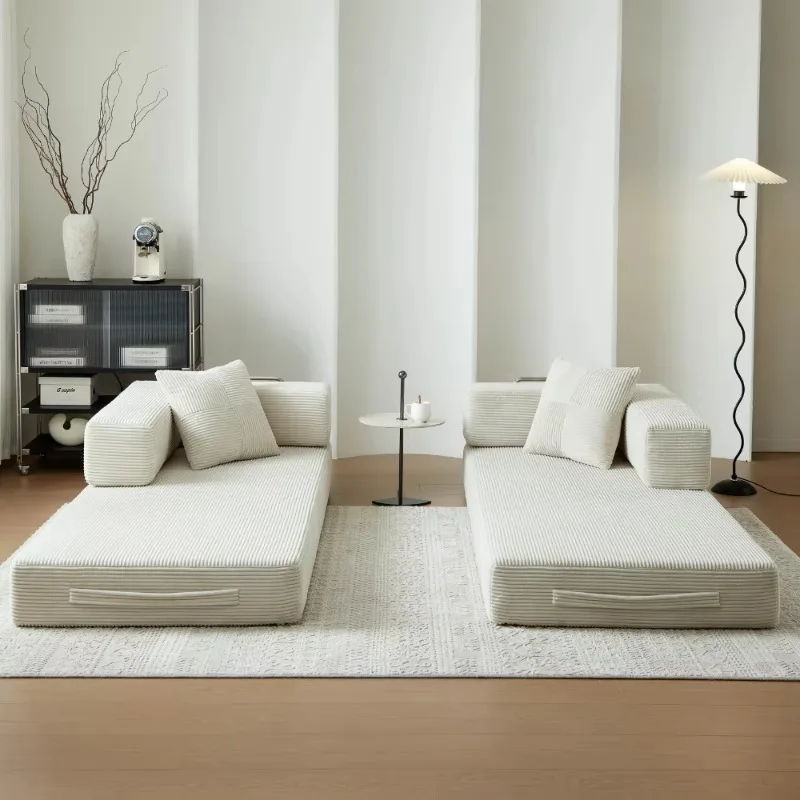 AP-311 compression sofa, Italian style modular fabric sofa bed set, modern living room compression inflatable sofa bed set