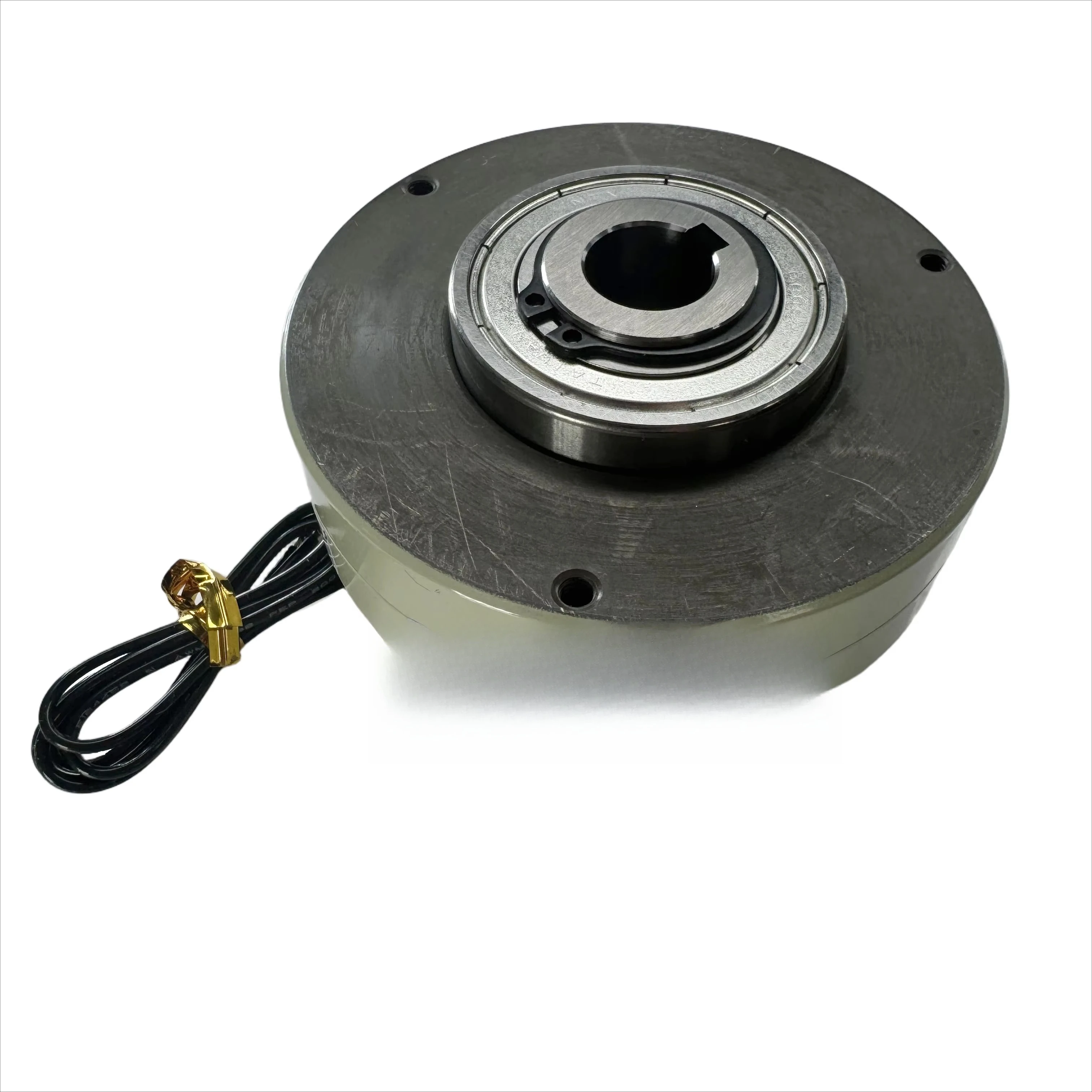 ZKX010AA Hollow-Shaft Magnetic Powder Brake 24VRated Torque 100Nm Wire and Cable Machinery, Weaving Machinery, Bagging Machinery