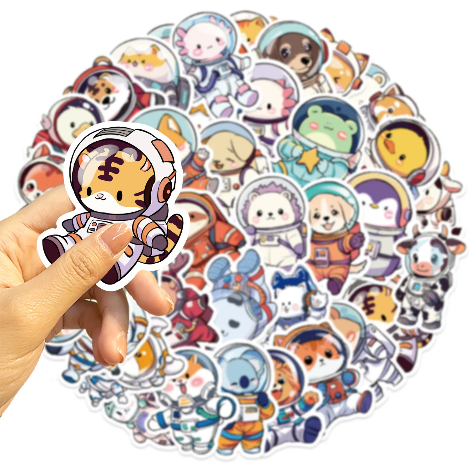 50 pçs espaço graffiti adesivo criativo decalques à prova dwaterproof água decorativo caso do telefone móvel notebook copo de água crianças brinquedos presentes adesivos