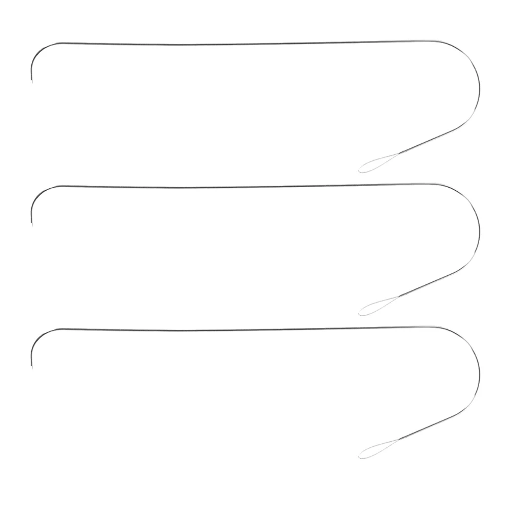 

3Pcs Ergonomic Big Eye Beading Needles Zinc Alloy Easy Threading for Bead Spinner Jewelry Making Tools Bead Spinner