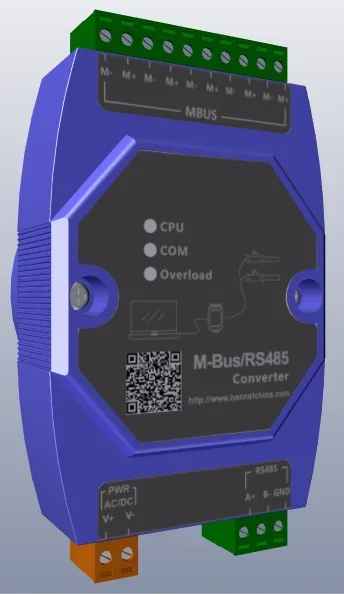 Milesgo MBUS Concentrator MBUS To RS485 DC/AC 24V