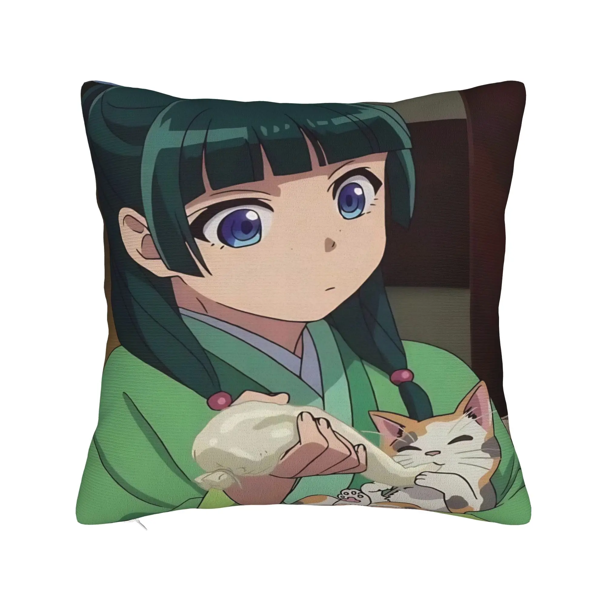 The Apothecary D-Diaries Maomao  Pillow Covers Stuff Printing Cushion Cover Decoration  Pillow Case Cover Home Multi-Size
