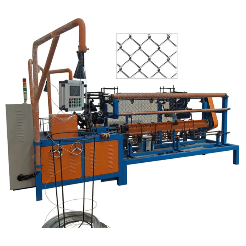 Fully Automatic PVC Sport Chain Link Fence Making Machine