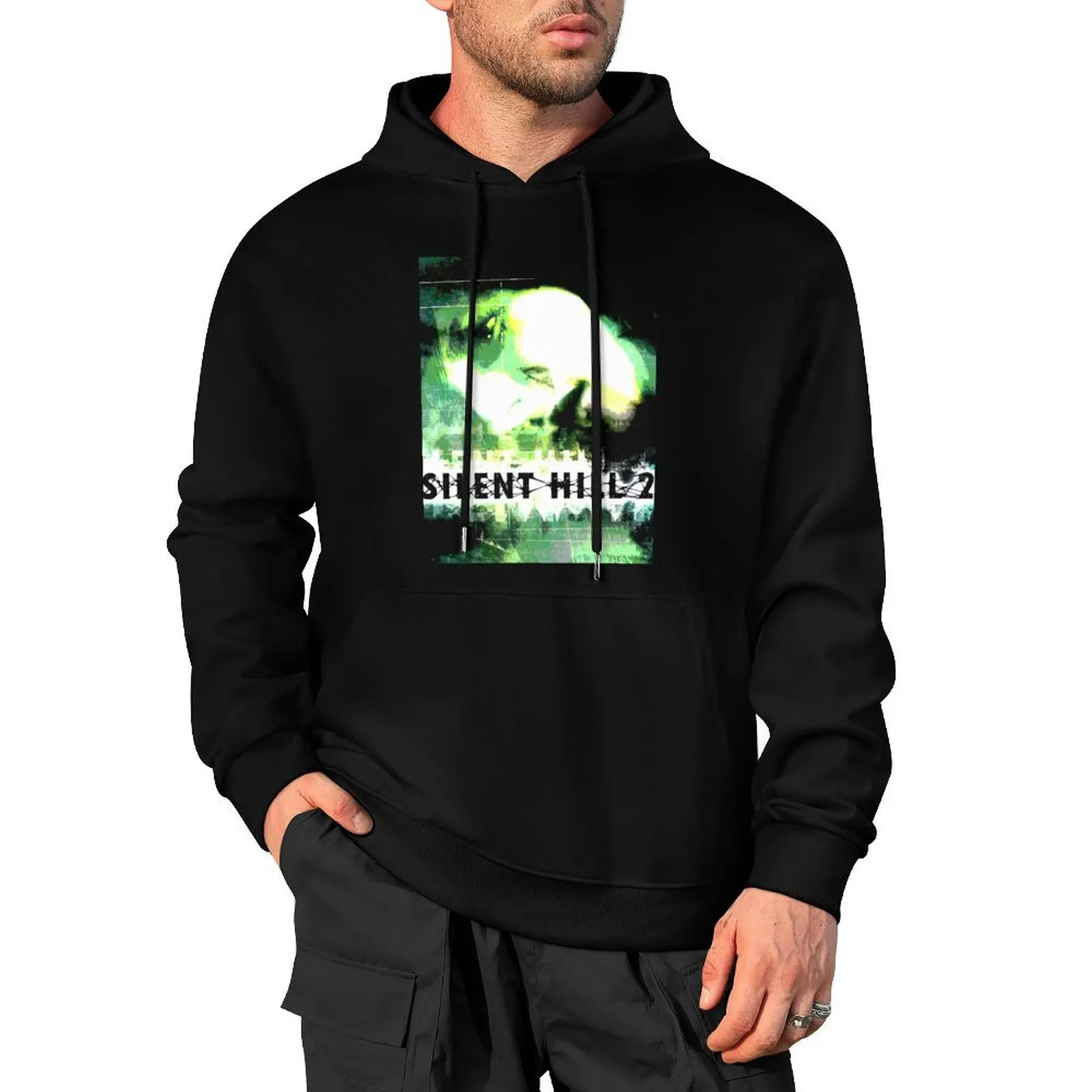 

Silent Hill 2 (Black| Perfect Gift Pullover Hoodie men's winter sweater japanese style anime clothing tracksuit men